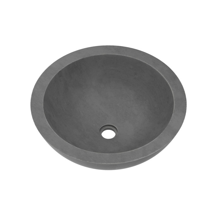 Slate Gray Round Concrete Vessel Sink