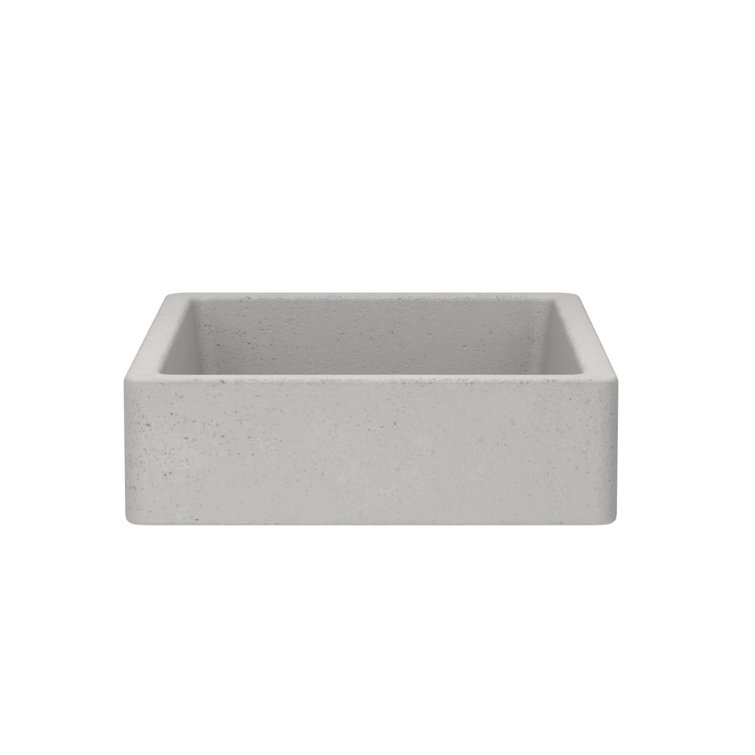 19.5" Matte Copper Stone Rectangular Undermount Sink