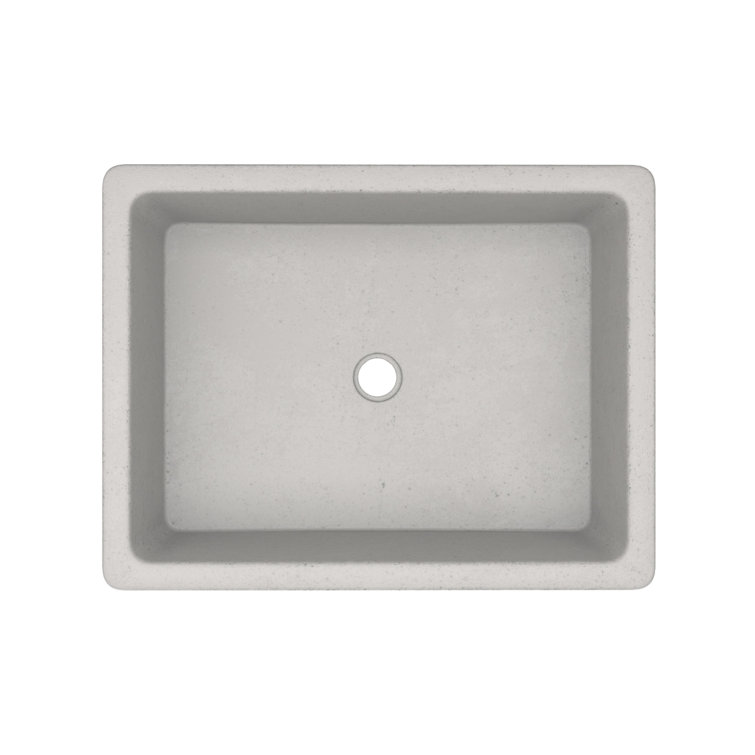19.5" Matte Copper Stone Rectangular Undermount Sink