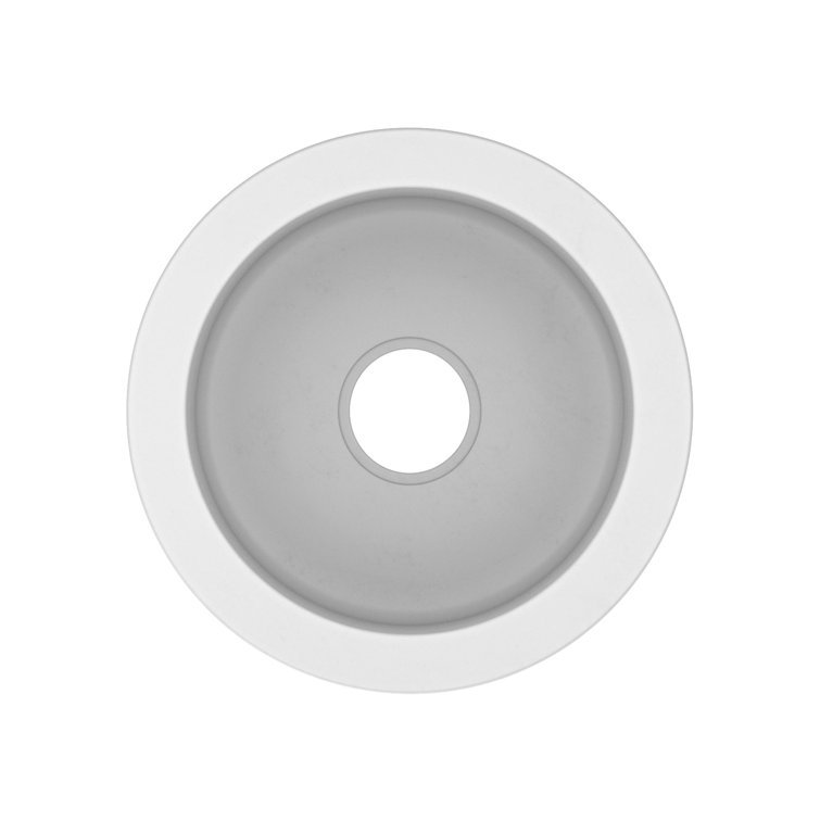 Pearl Concrete Round Drop-In Bar Sink, 16"