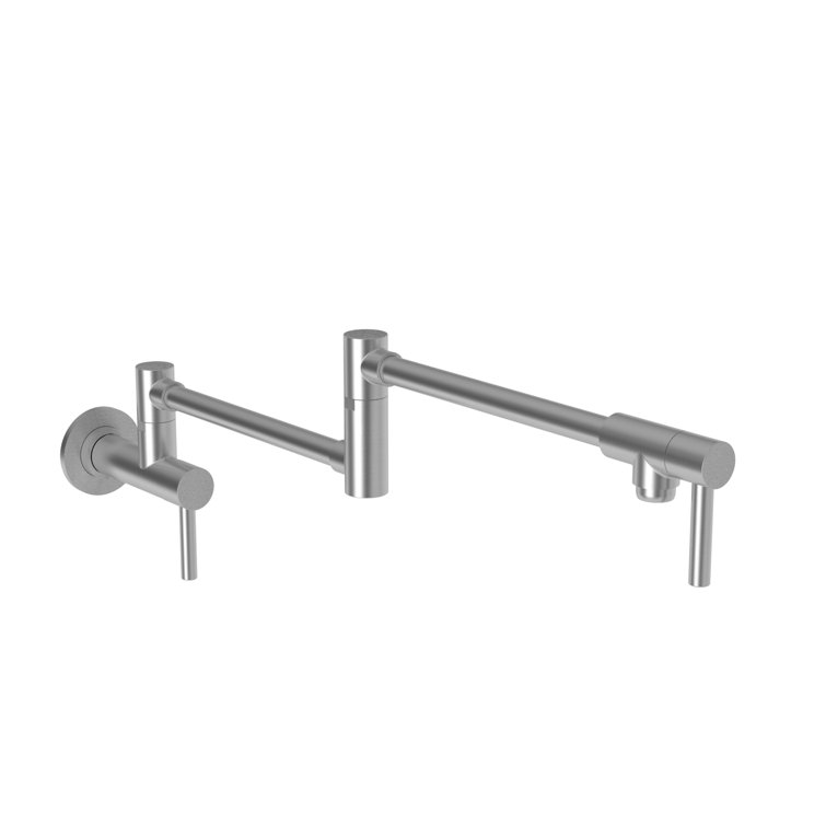 Stainless Steel Modern Wall Mount Pot Filler Faucet