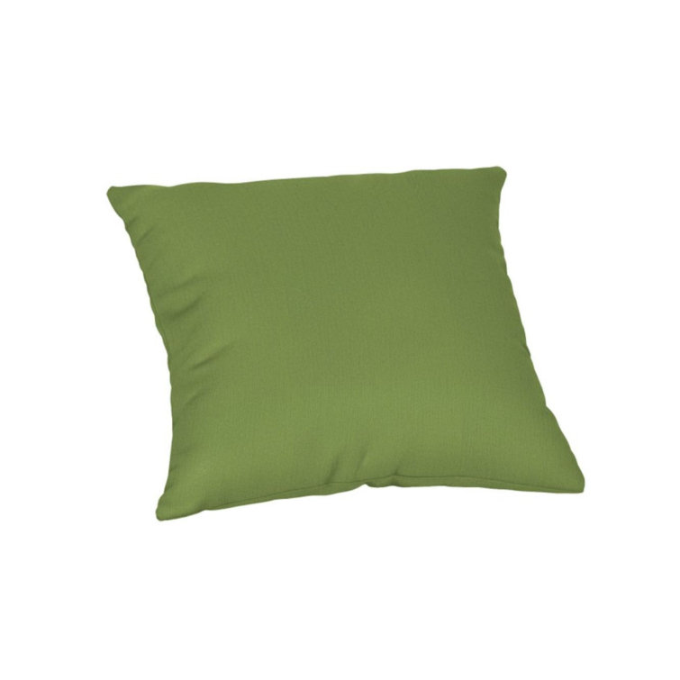 Spectrum Cilantro Green Sunbrella Square Outdoor Pillow