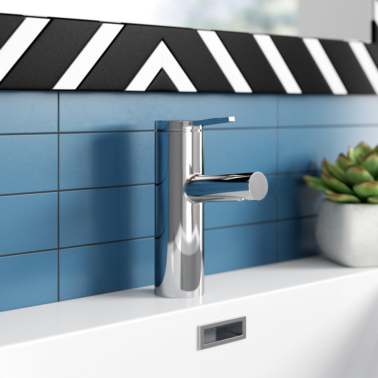 Elate Polished Chrome Single-Handle Low-Arc Bathroom Faucet