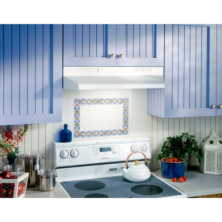 Broan-NuTone 36" White Steel Convertible Under Cabinet Range Hood