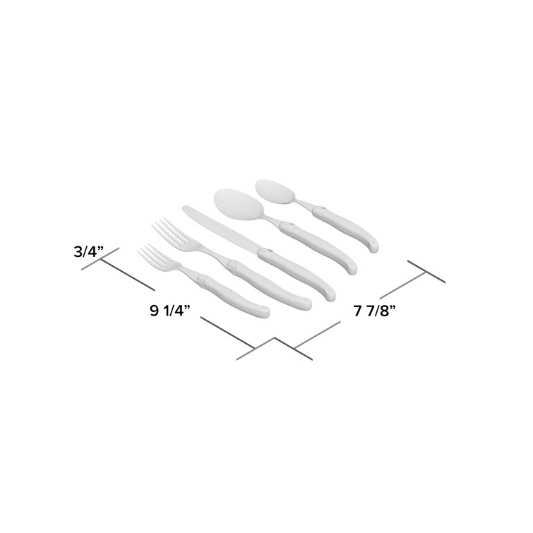 Industrial Brown Stainless Steel 20-Piece Dinner Fork Set
