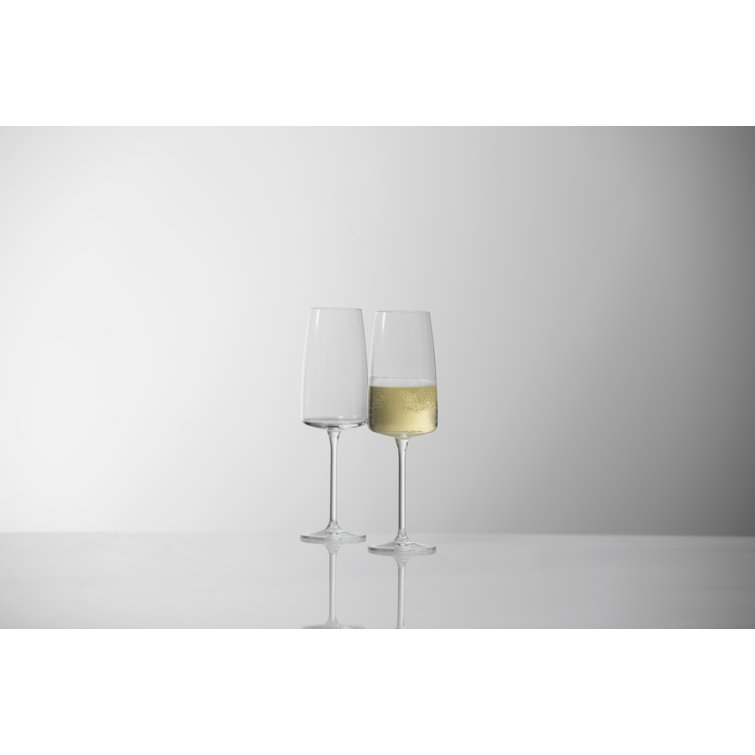 Sensa 13.1 oz. Clear Crystal Champagne Flute Set