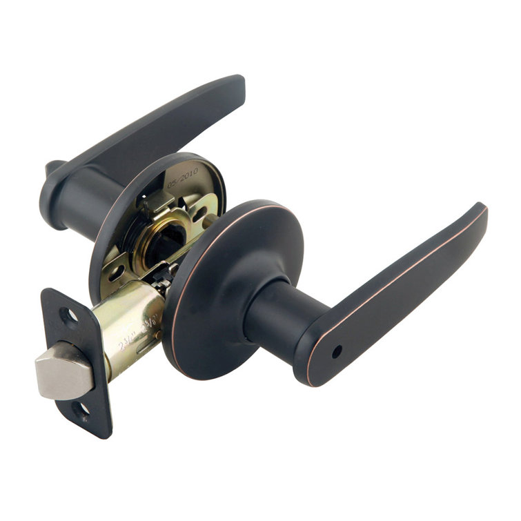 Oil Rubbed Bronze Universal Privacy Door Lever