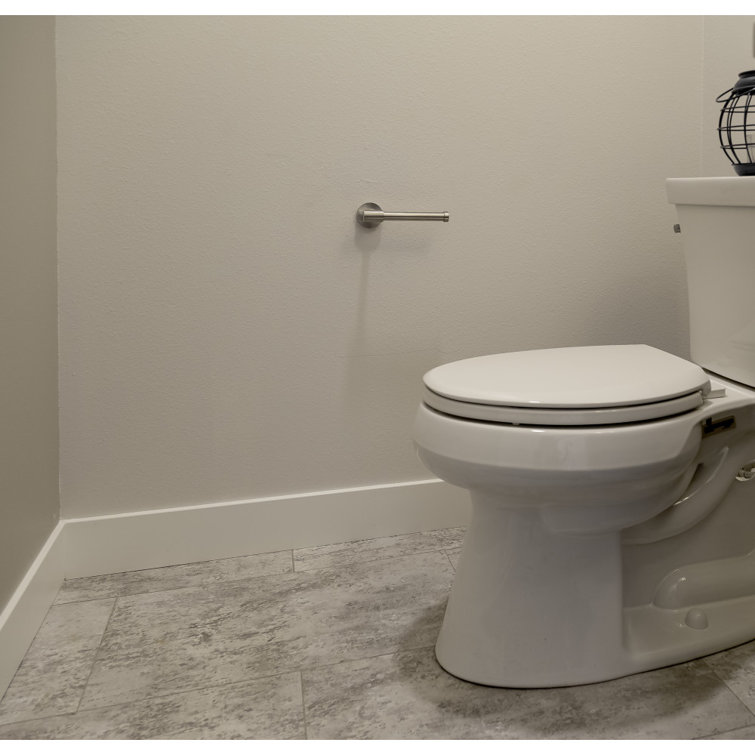 Satin Nickel Modern Single Post Toilet Paper Holder