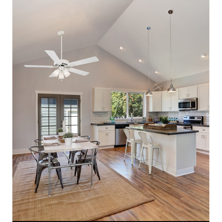 36-Inch White Steel Ceiling Fan Downrod