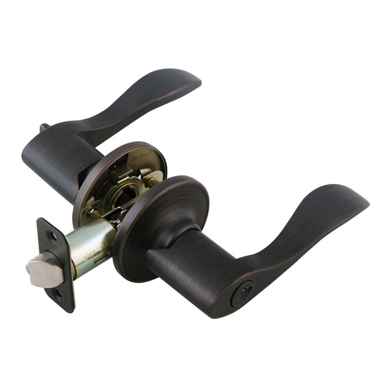 Oil Rubbed Bronze Keyed Entry Door Lever