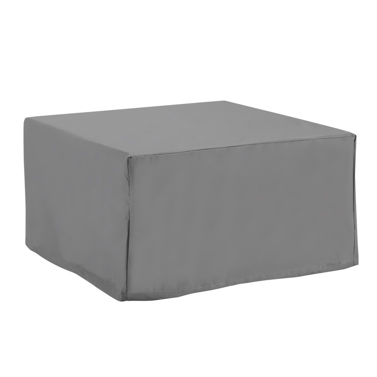 Gray Heavy Gauge Vinyl Weather Resistant Patio Table Cover