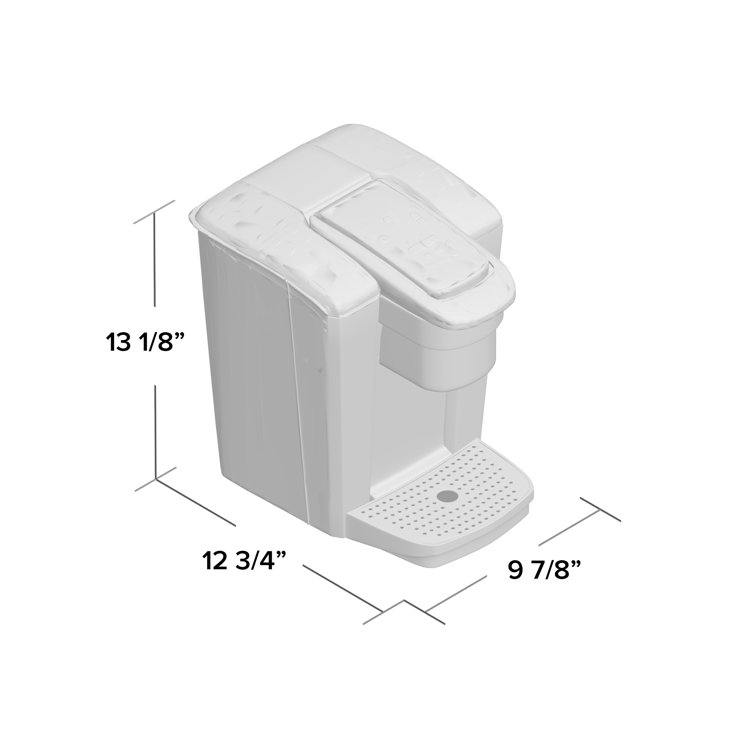 K-Elite Silver Single-Serve Coffee Maker with Iced Setting