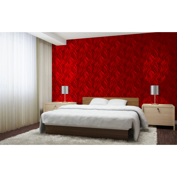 White 24" x 24" 3D Textured Geometric Wall Panels