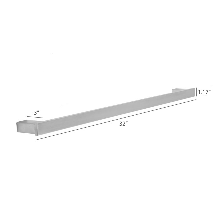32'' Brushed Nickel Wall Mounted Towel Bar