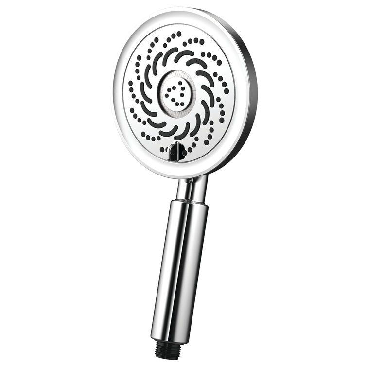 Polished Chrome Multi-Function Handheld Shower Head with Hose