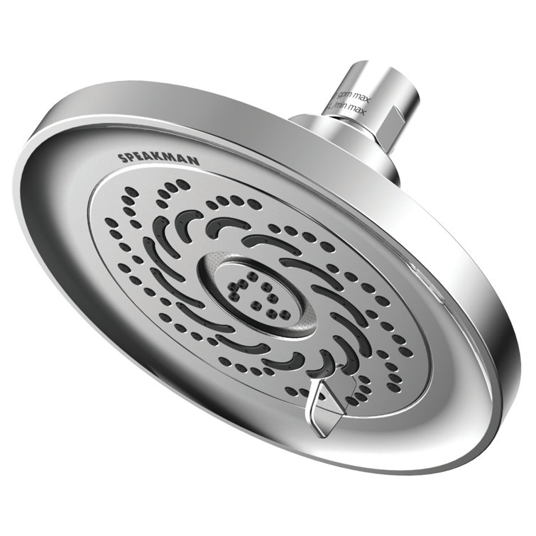 Pulse Rain Polished Chrome Multifunction Wall Mounted Shower Head