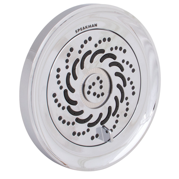 Pulse Rain Polished Chrome Multifunction Wall Mounted Shower Head