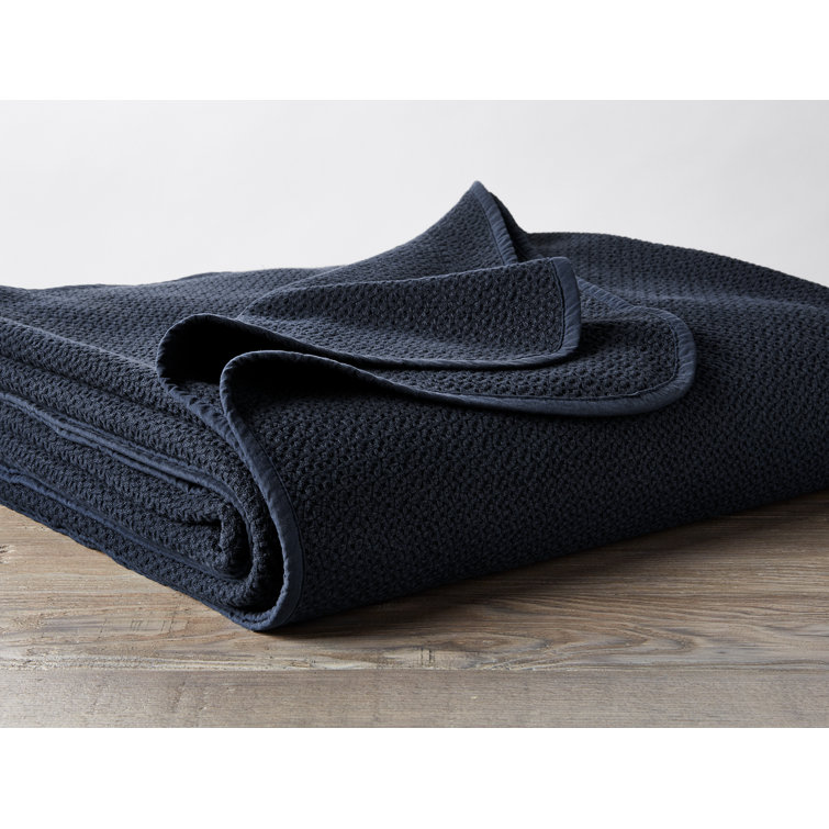 King Size Ginger Organic Cotton Woven Blanket