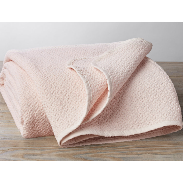 King Size Ginger Organic Cotton Woven Blanket