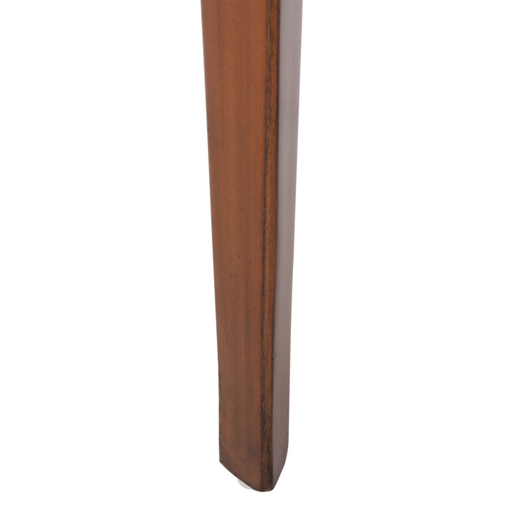 Dilan 48'' Mahogany Wood and Top Grade Leather Woven Bench - Brown