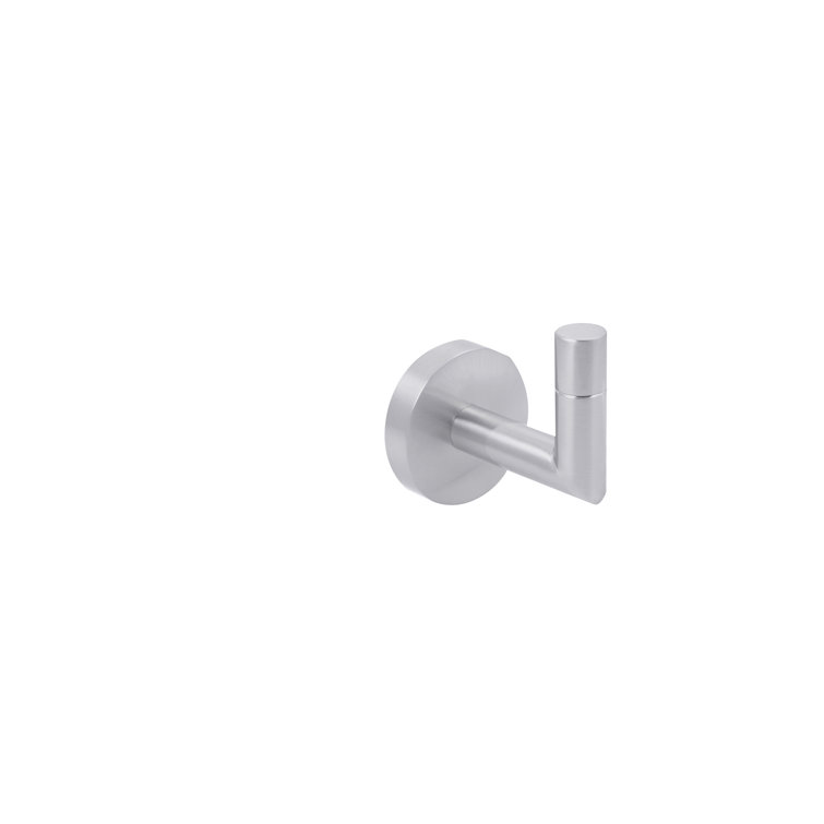 Graz Polished Chrome Modern Wall-Mounted Robe Hook