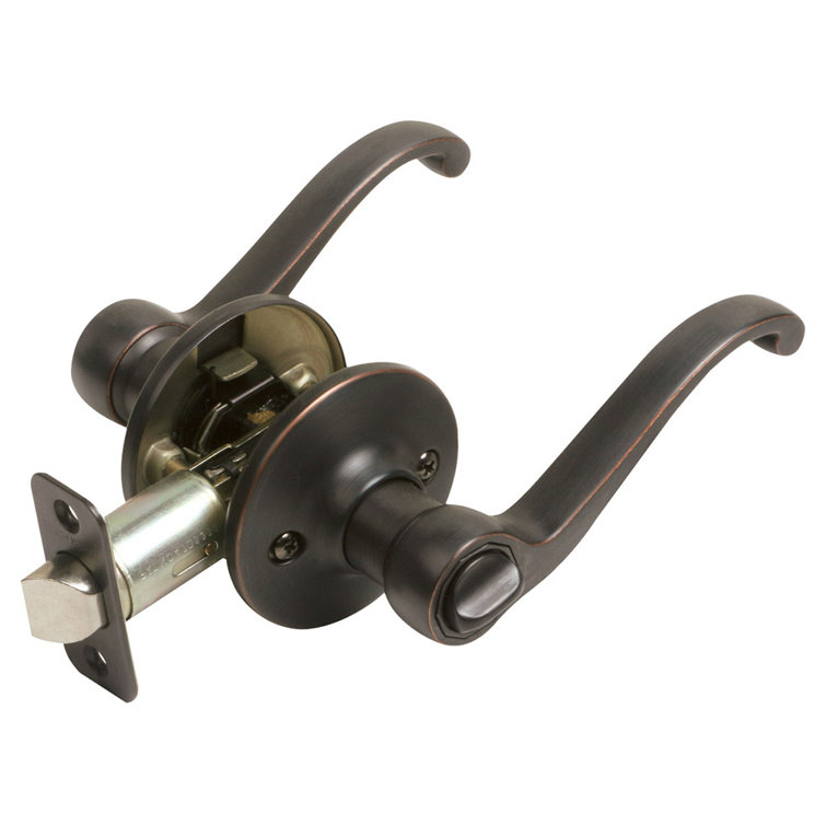 Oil Rubbed Bronze Universal Privacy Door Lever