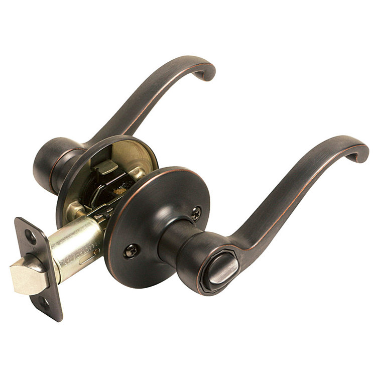 Oil Rubbed Bronze Universal Privacy Door Lever