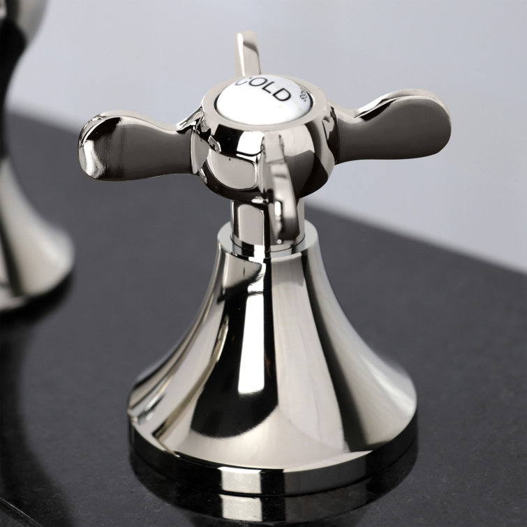 Essex Traditional Polished Nickel 8" Widespread Bathroom Faucet