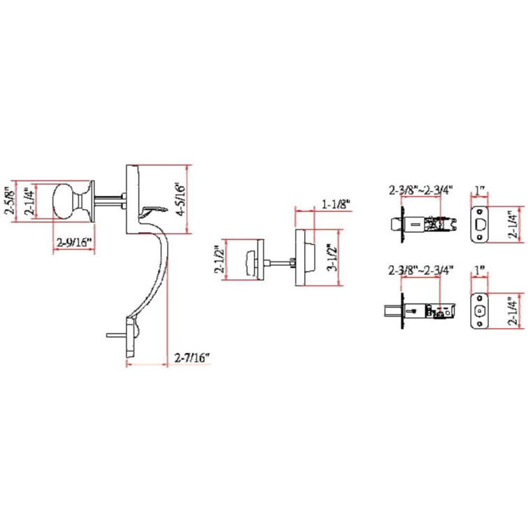 Oil Rubbed Bronze Door Handleset with Deadbolt and Knob