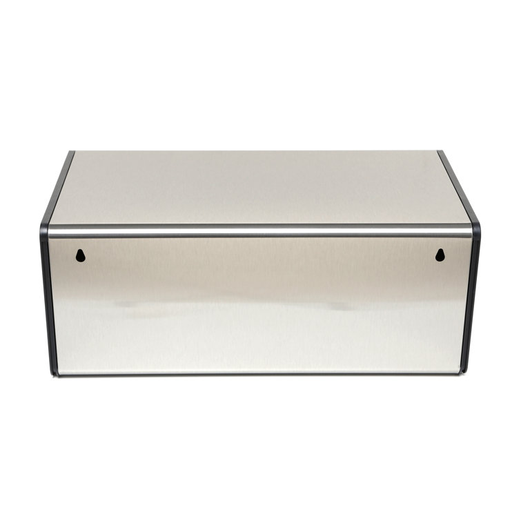 Matte Steel Fingerprint Proof Fall Front Bread Box