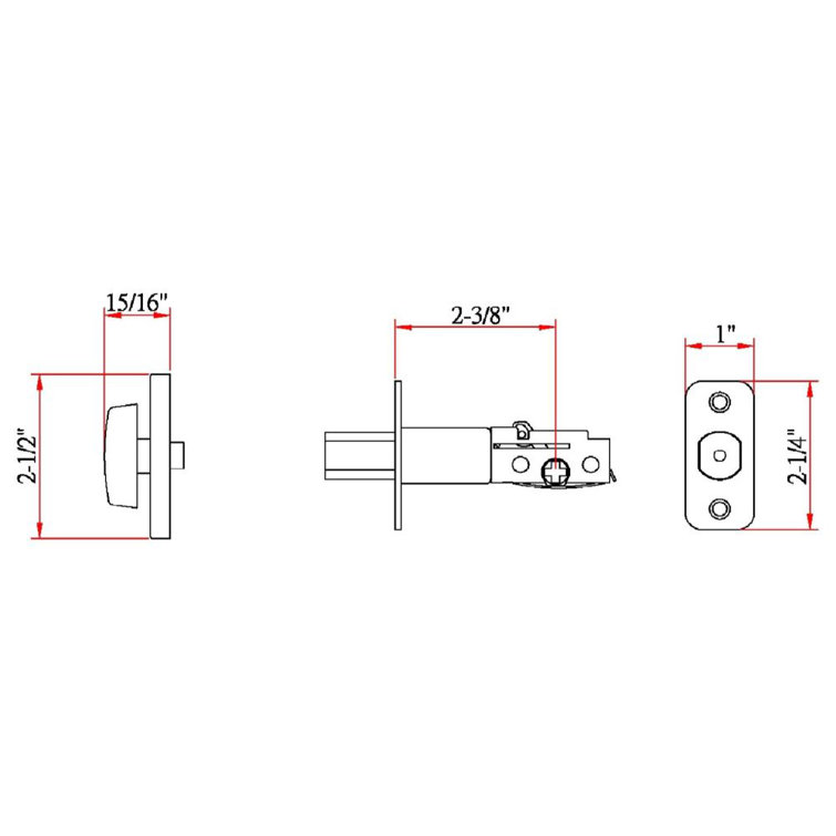Oil Rubbed Bronze Single Cylinder Deadbolt
