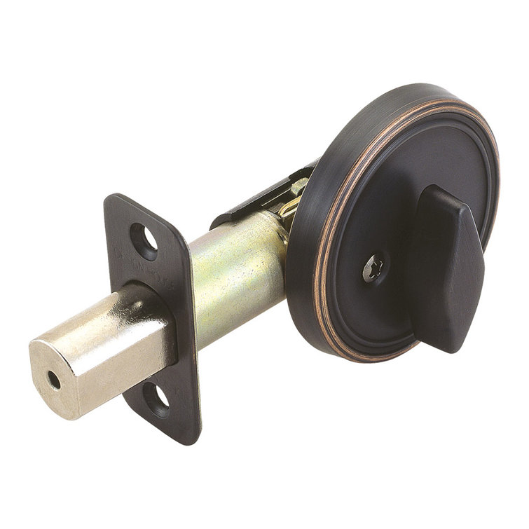 Oil Rubbed Bronze Single Cylinder Deadbolt