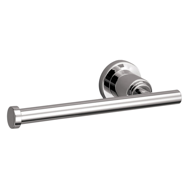 Geneva Polished Chrome Wall Mounted Toilet Paper Holder