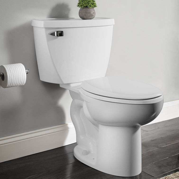 Cadet White Elongated Two-Piece Pressure-Assisted Toilet