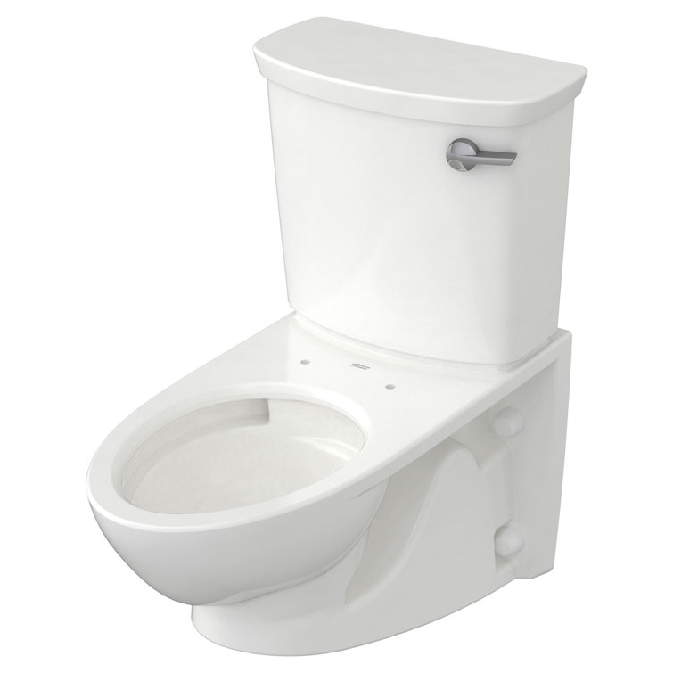 White Elongated Wall-Mounted High Efficiency Dual Flush Toilet