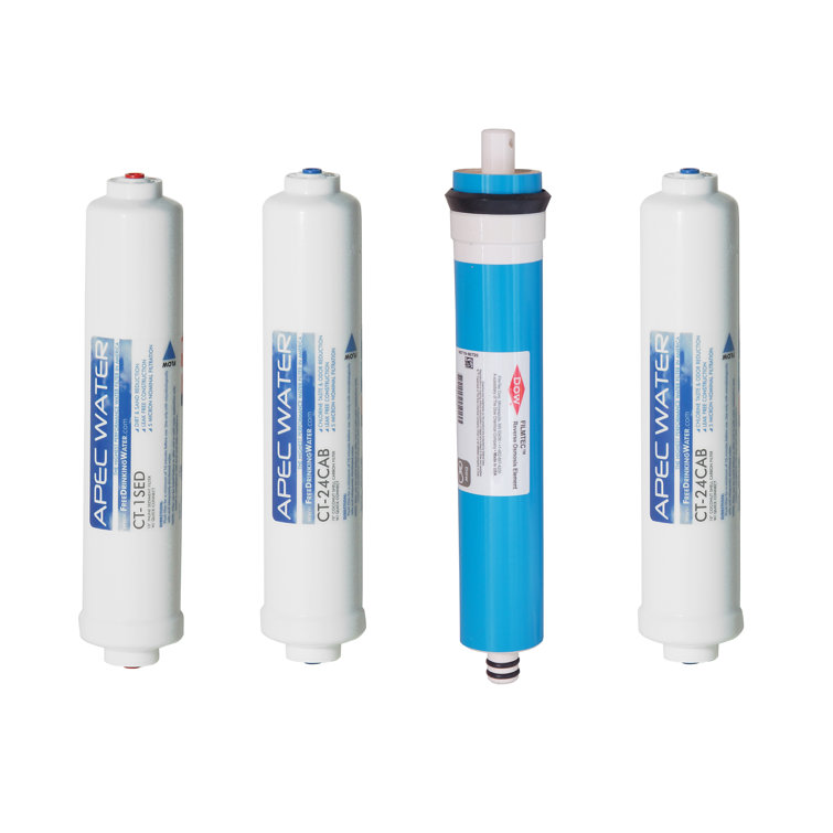 White 10'' 4-Stage Replacement Filter Set