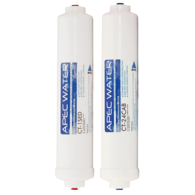 Double Capacity Replacement Filter Set for Reverse Osmosis Systems