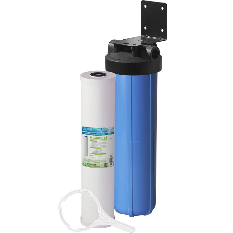 20" Blue and White Whole House Carbon Water Filtration System