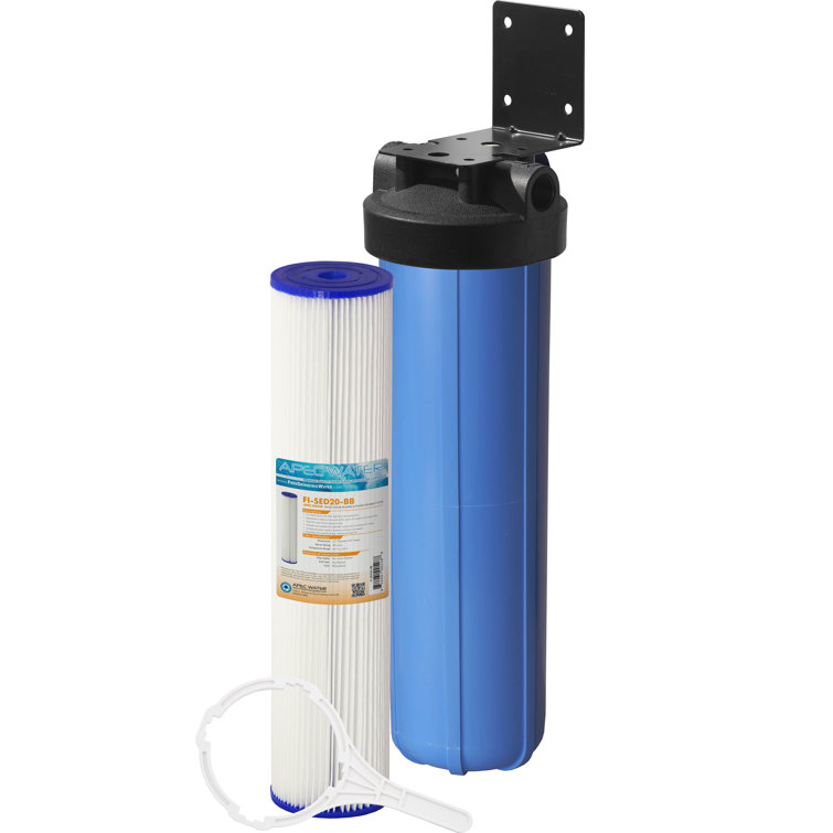 APEC 20" Blue Whole House Sediment Water Filtration System