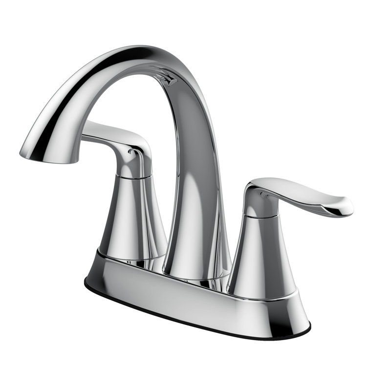 Piccolo Chrome 2-Handle Centerset Bathroom Faucet