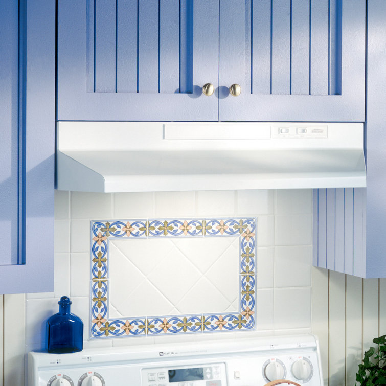 Broan-NuTone 36" White Steel Convertible Under Cabinet Range Hood