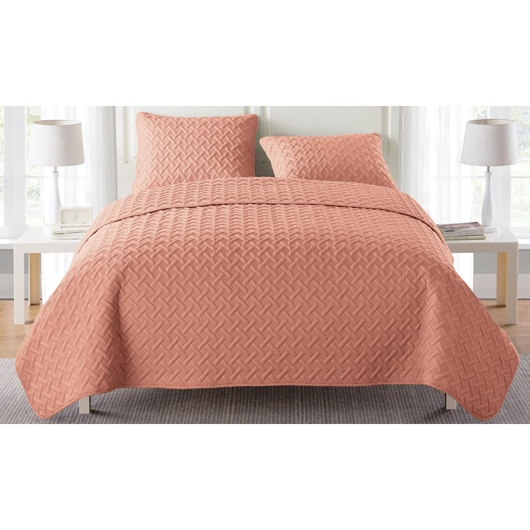 Gray Twin Reversible Microfiber Kids Quilt Set