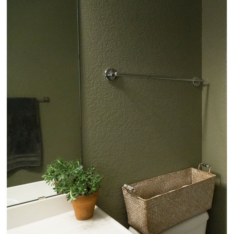 San Martin Polished Chrome 24-Inch Wall Mounted Towel Bar