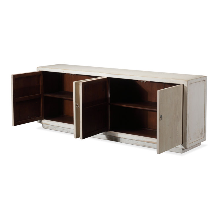 Dereck Contemporary White 94'' Modern Sideboard