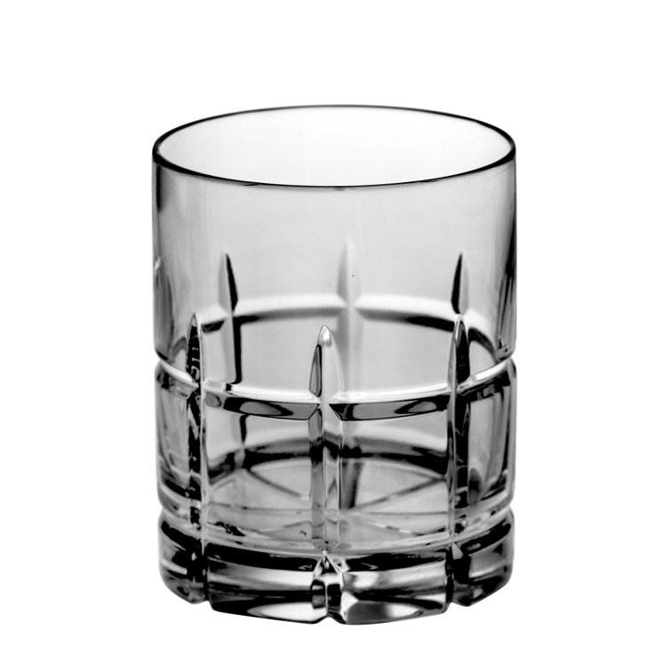 Majestic European Cut Crystal 11oz Whiskey Glass Set of 6