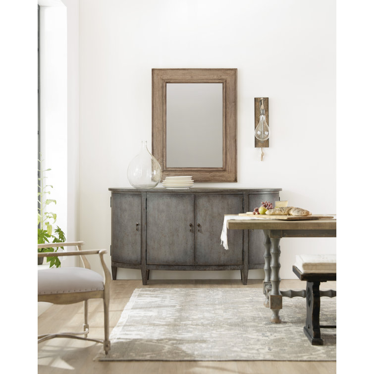 Speckled Gray 72'' Poplar and Maple Veneer Buffet