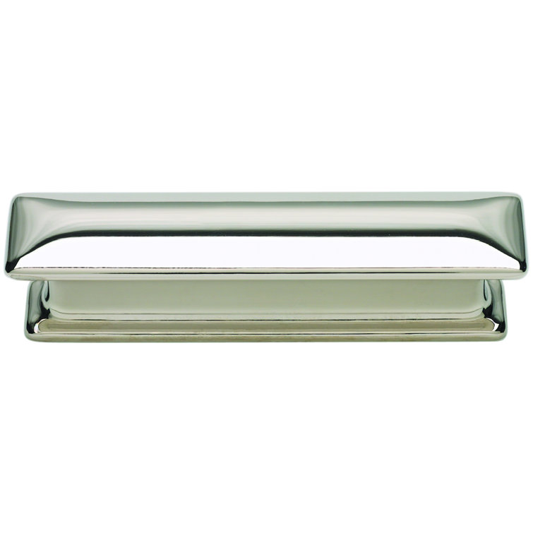 Polished Nickel 3" Modern Bar Handle with Mounting Hardware