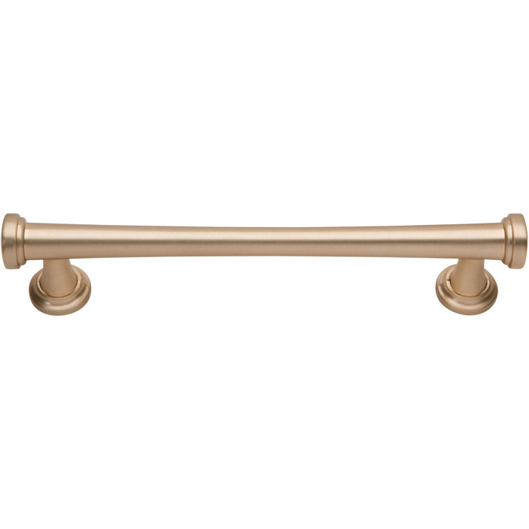 Champagne Brushed Nickel 5-Inch Traditional Bar Pull
