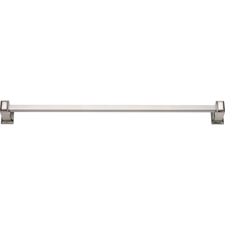 Polished Nickel Modern Wall Mounted Single Towel Bar