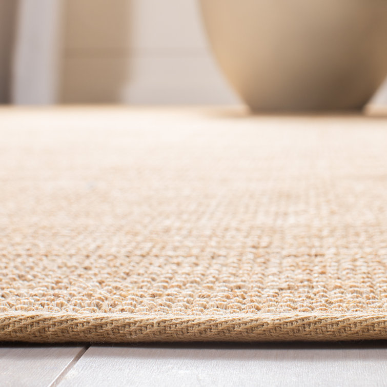 Beige/Ivory Hand-knotted Wool Rectangular 9' x 12' Rug